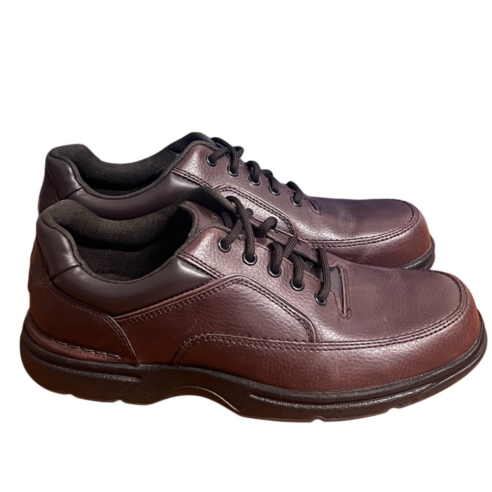 NWT Rockport Eureka Genuine Leather Brown Lace-up Shoe 9 XW